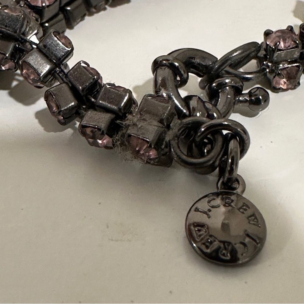 J. Crew Pink Crystal Necklace - Picture 4 of 7